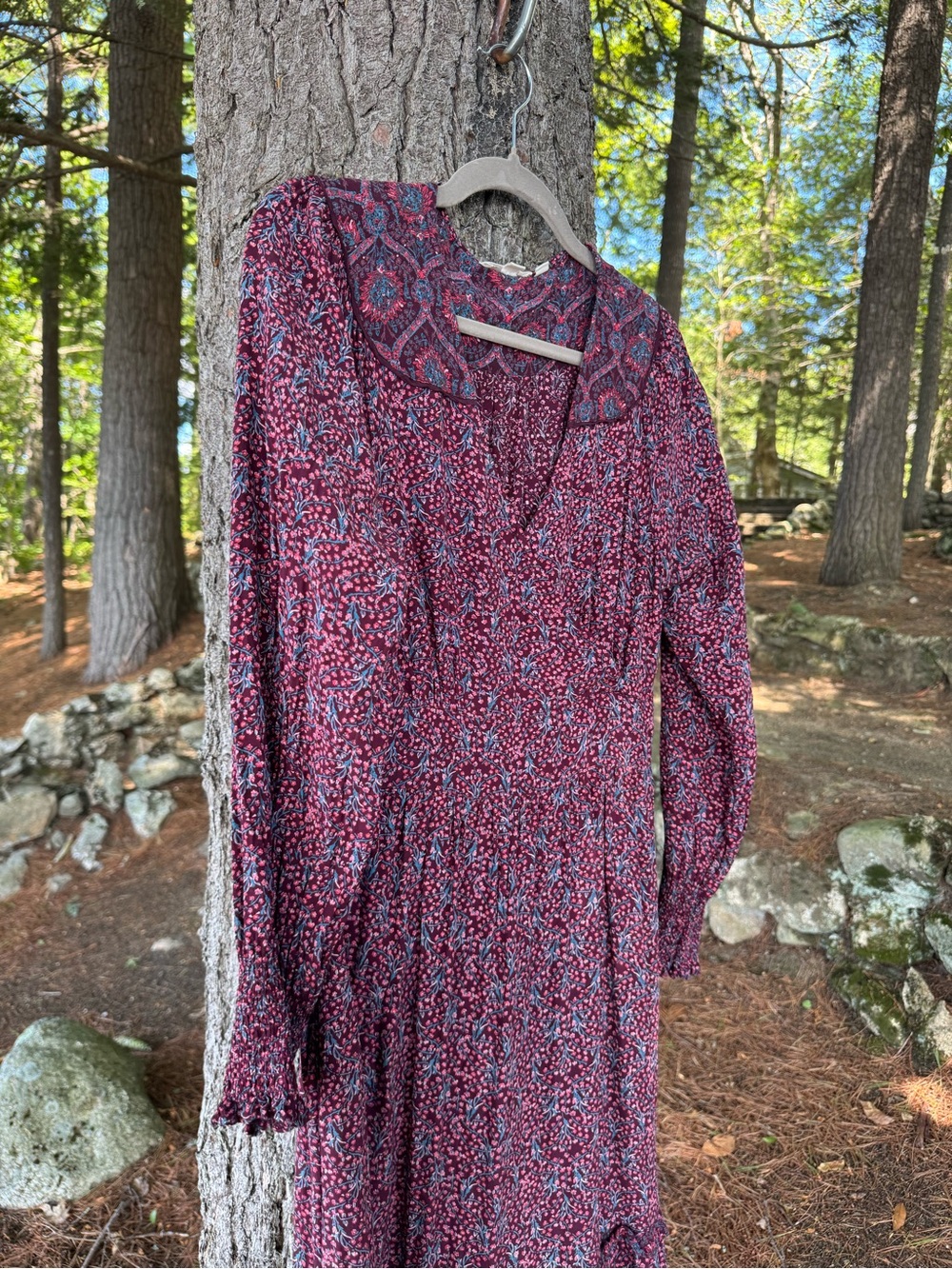 Fat Face Boho Longsleeve Maxi Dress 10 - Picture 2 of 16